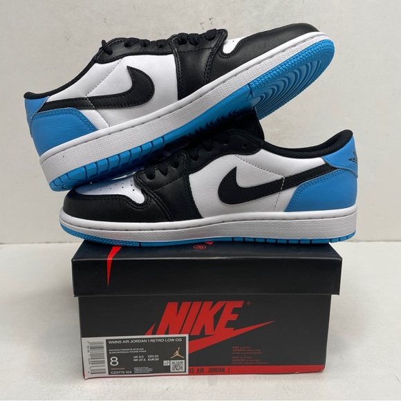 Nike Air Jordan 1 Retro Low WMNS “UNC/Powder Blue” 2022 - Picture 3 of 4